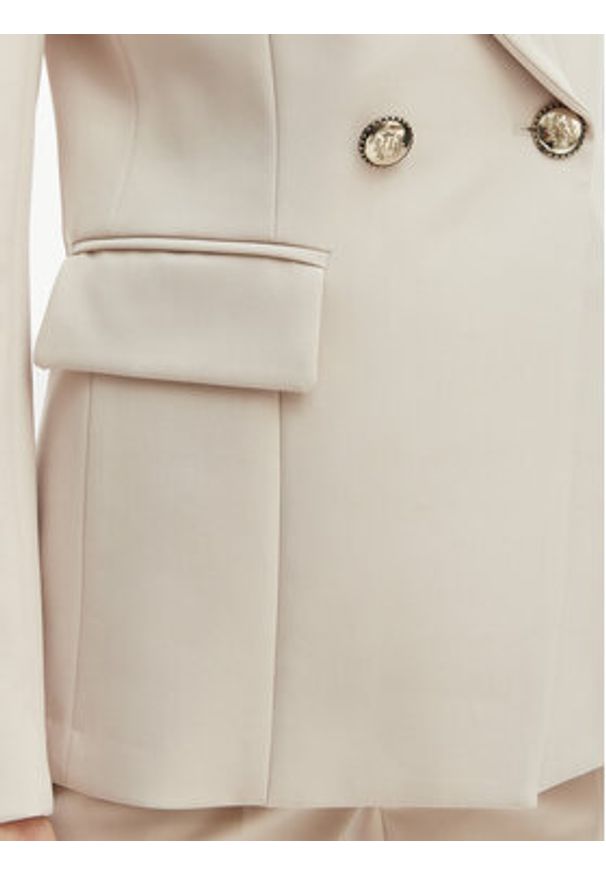 Maryley Marynarka 26EB139/43LA Beżowy jasny Regular Fit. Kolor: beżowy. Materiał: syntetyk