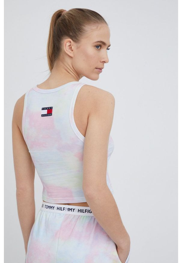 TOMMY HILFIGER - Tommy Hilfiger piżama damska. Materiał: dzianina. Wzór: nadruk