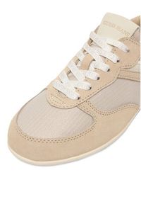 Guess Jeans Sneakersy EO-GJ2128 Beżowy. Kolor: beżowy. Materiał: skóra, zamsz #6