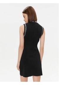 Gaudi Sukienka dzianinowa 321FD13006 Czarny Regular Fit. Kolor: czarny. Materiał: wiskoza