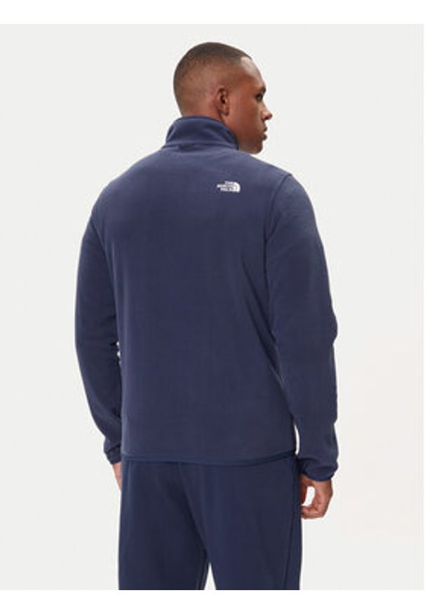 The North Face Polar Glacier NF0A8D0R Granatowy Regular Fit. Kolor: niebieski. Materiał: syntetyk