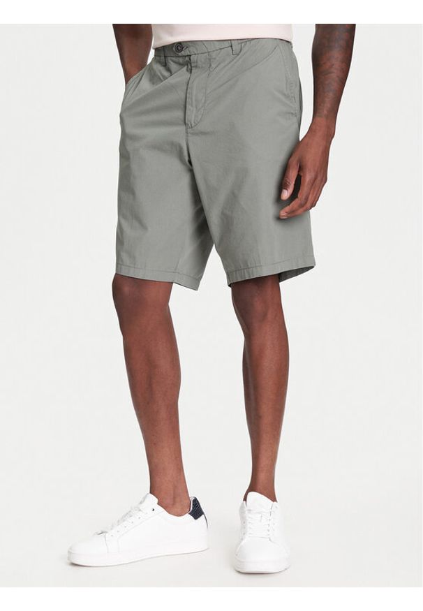 United Colors of Benetton - United Colors Of Benetton Szorty materiałowe 4W3LU9014 Szary Regular Fit. Kolor: szary. Materiał: bawełna