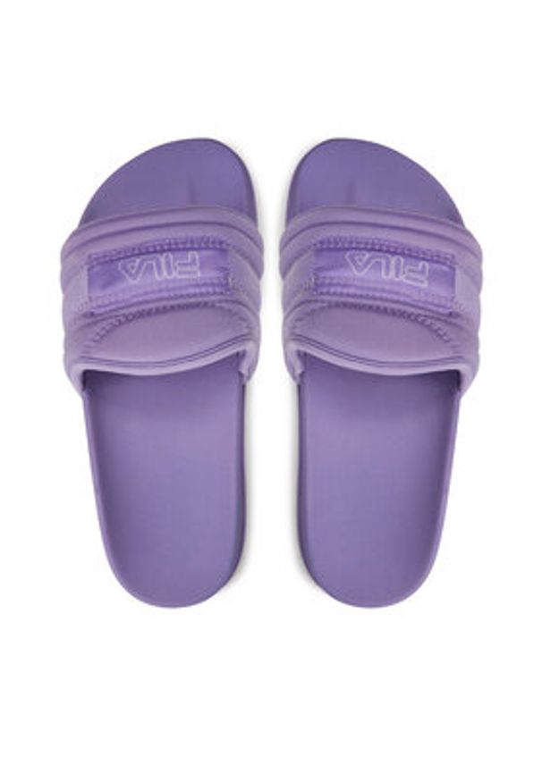 Fila Klapki Morro Bay Zeppa Lounge Slipper Wmn FFW0047 Fioletowy. Kolor: fioletowy. Materiał: materiał