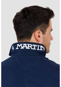 La Martina - LA MARTINA Granatowy męski longsleeve polo HEAVY JERSEY. Typ kołnierza: polo. Kolor: czarny. Materiał: jersey. Długość rękawa: długi rękaw #2