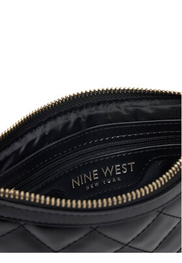 Nine West Torebka LILLA1 Czarny. Kolor: czarny. Materiał: skórzane