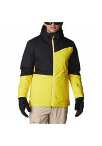 columbia - Kurtka Narciarska Męska Columbia Iceberg Point Jacket. Kolor: żółty, wielokolorowy, czarny. Sport: narciarstwo