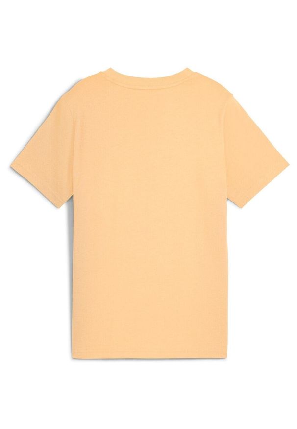 Koszulka Puma Ess 2 Color No.1 Logo Tee B, Dzieci. Kolor: pomarańczowy. Materiał: bawełna, materiał