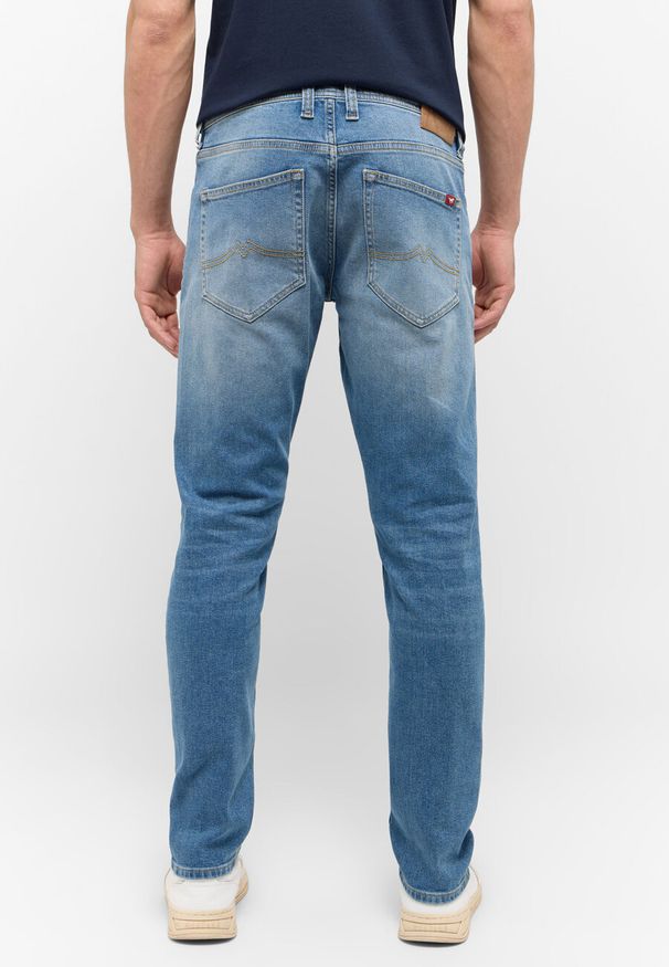 Mustang - MUSTANG OREGON SLIM MĘSKIE SPODNIE JEANSOWE JEANSY DŻINSY DENIM BLUE 1015502 5000 577