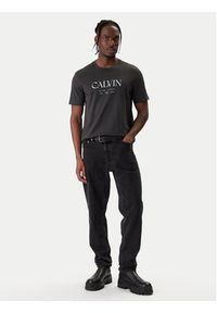 Calvin Klein T-Shirt LV04RE807G Szary Regular Fit. Kolor: szary. Materiał: bawełna #4