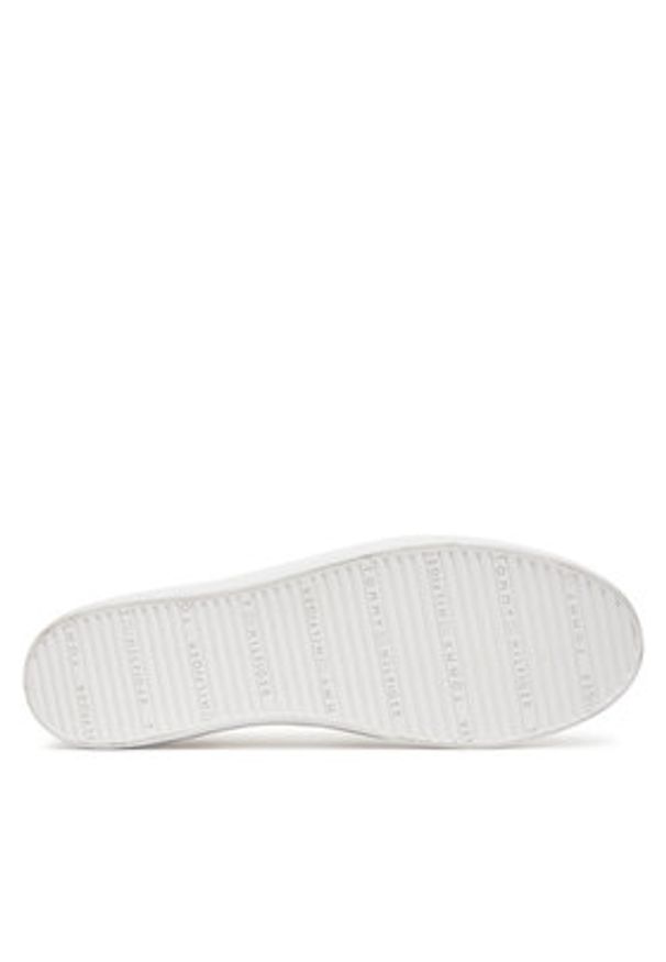TOMMY HILFIGER - Tommy Hilfiger Tenisówki Vulc Canvas Slip-On Sneaker FW0FW08645 Biały. Zapięcie: bez zapięcia. Kolor: biały. Materiał: materiał
