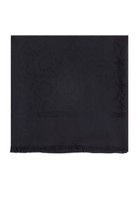 Calvin Klein Chusta Shiny Jacquard Monogram K60K612974 Czarny. Kolor: czarny. Materiał: materiał #3