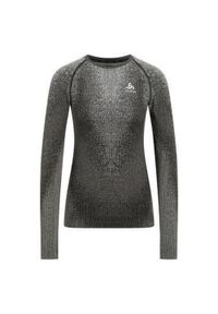 Koszulka termoaktywna z długim rękawem damska Odlo BLACKCOMB ECO. Kolor: szary. Długość rękawa: długi rękaw. Długość: długie. Sport: bieganie #1