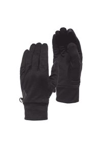 Rękawice trekkingowe męskie Black Diamond Lightweight Wooltech czarne. Kolor: czarny