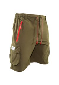 TRAKKER - Spodenki Szorty Wędkarskie Trakker Board Shorts. Kolor: zielony