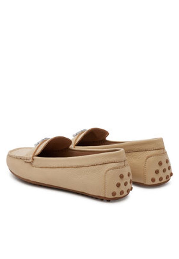 Lauren Ralph Lauren - LAUREN RALPH LAUREN Mokasyny Barnsbury 802942768011 Beżowy. Kolor: beżowy. Materiał: skóra