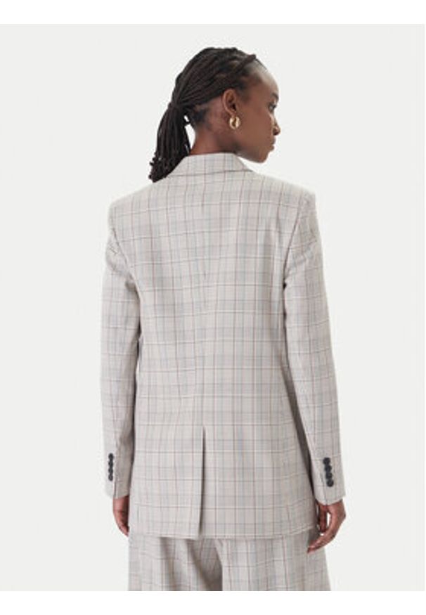 BOSS Marynarka Jukana1 50555334 Beżowy Regular Fit. Kolor: beżowy. Materiał: wełna