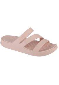 Klapki Crocs Getaway Strappy Sandal 209587-6UR beżowy. Kolor: beżowy #2