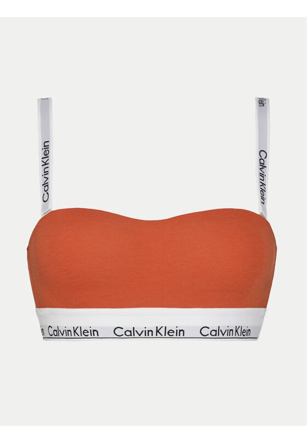 Calvin Klein Underwear Biustonosz top 000QF7628E Czerwony. Kolor: czerwony. Materiał: bawełna