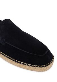 Emporio Armani Espadryle EM005854 AF23967 UB117 Granatowy. Kolor: niebieski. Materiał: skóra, zamsz #3