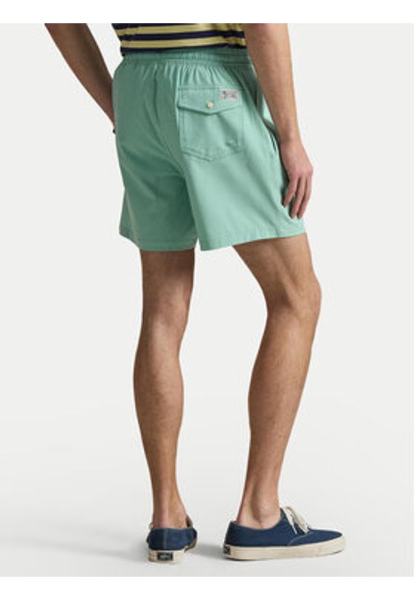 Polo Ralph Lauren Szorty kąpielowe 710957782509 Zielony Regular Fit. Kolor: zielony. Materiał: syntetyk
