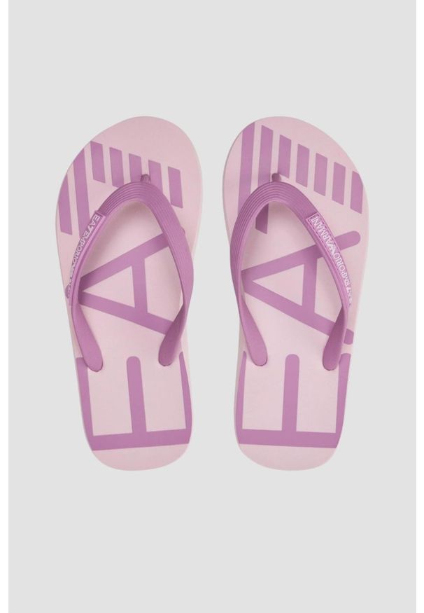 EA7 Emporio Armani - EA7 EMPORIO ARMANI Różowe japonki, Rozmiar 37. Kolor: różowy
