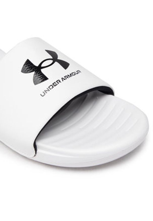 Under Armour Klapki Ua M Ansa Fix Sl 3023761-103 Biały. Kolor: biały. Materiał: skóra