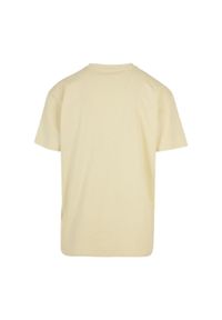 BUILD YOUR BRAND - Ponadwymiarowa Koszulka Dla Dorosłych Unisex Heavyweight. Kolor: żółty