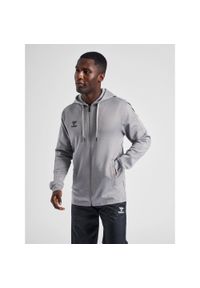 Bluza sportowa męska Hummel Zip. Kolor: szary, wielokolorowy, czarny. Sport: piłka ręczna #1