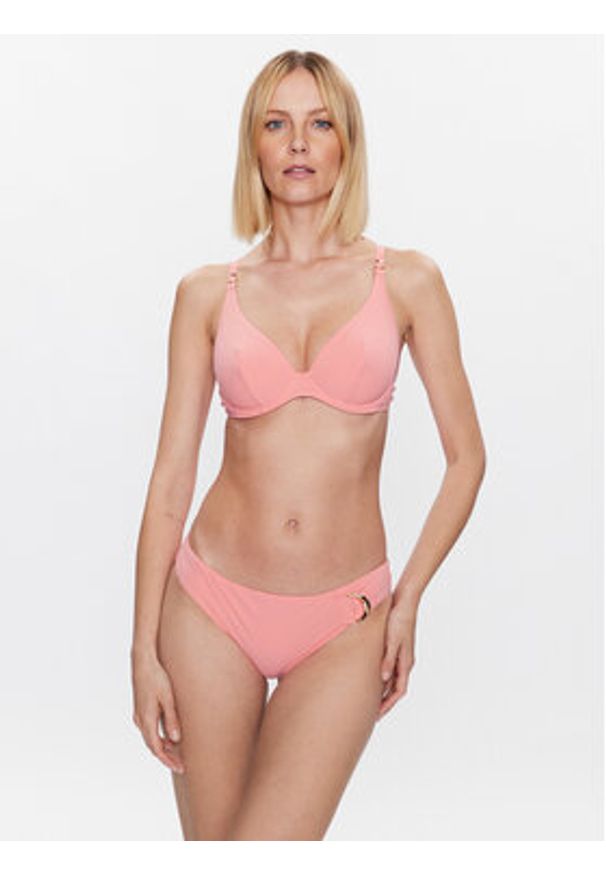 Chantelle Góra od bikini Celestial C12T10 Różowy. Kolor: różowy. Materiał: syntetyk