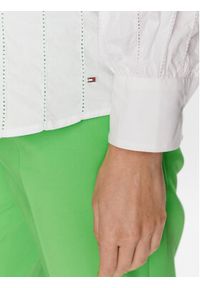 TOMMY HILFIGER - Tommy Hilfiger Koszula WW0WW38007 Biały Regular Fit. Kolor: biały. Materiał: bawełna #3