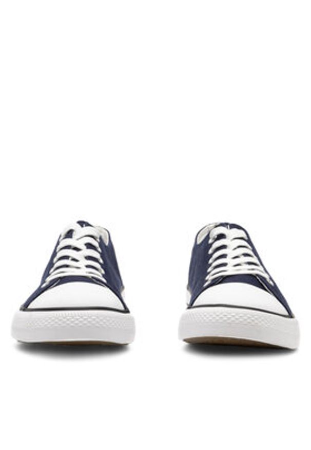 Lanetti Trampki MSS20503-01A Granatowy. Kolor: niebieski. Materiał: materiał