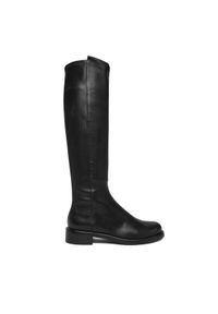 Stuart Weitzman Kozaki Gisele SM478 Czarny. Kolor: czarny. Materiał: skóra