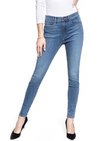 Wrangler - SPODNIE DAMSKIE WRANGLER SKINNY HIGH RISE WONDER BLUE W27HJR211 112128093 #1