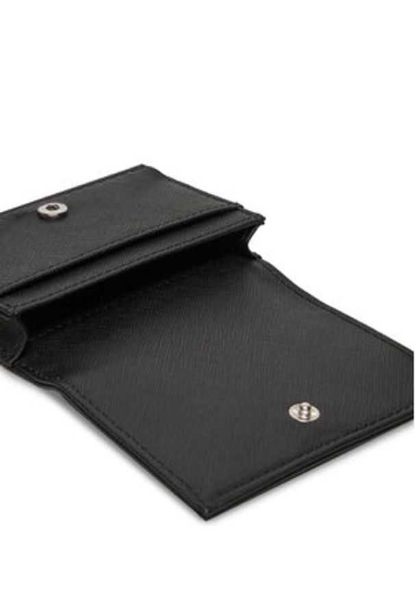 Emporio Armani Mały Portfel Męski Y4R576 Y138E 81072 Czarny. Kolor: czarny. Materiał: skóra