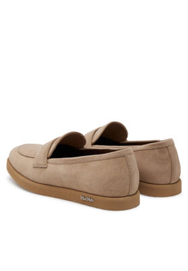 Max Mara Lordsy Softmoc 2514521191600 Brązowy. Kolor: brązowy. Materiał: zamsz, skóra