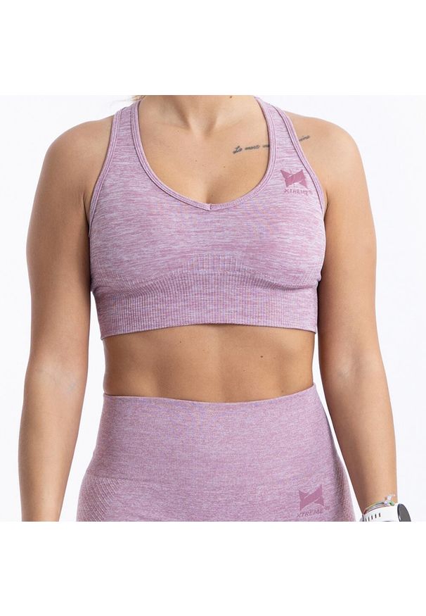 XTREME - Xtreme Sportswear damski top sportowy Różowy. Kolor: różowy. Materiał: materiał. Sport: bieganie, fitness