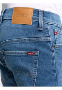 Big-Star - Spodnie jeans męskie dopasowane Martin 432. Okazja: na co dzień. Kolor: niebieski. Styl: casual, klasyczny #5
