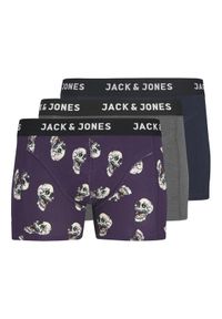 Jack & Jones - Jack&Jones Komplet 3 par bokserek 12237443 Kolorowy. Materiał: bawełna. Wzór: kolorowy #1