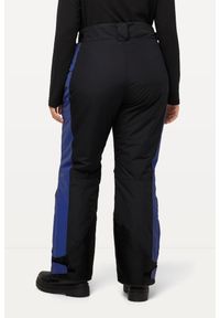 ULLA POPKEN - Damskie Spodnie narciarskie element odblaskowy wodoodporne rzep. Kolekcja: plus size. Kolor: czarny. Materiał: poliester, materiał. Sezon: zima. Sport: narciarstwo