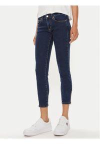 Tommy Jeans Jeansy Sophie DW0DW19261 Granatowy Skinny Fit. Kolor: niebieski