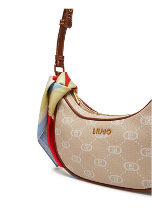 Liu Jo Torebka S Crossbody AA5089 E0086 Beżowy. Kolor: beżowy. Materiał: skórzane