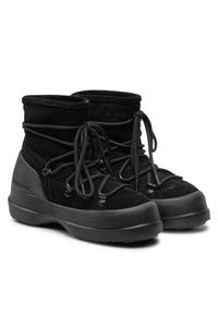 Moon Boot Śniegowce Luna Boot Suede 80D2480030 Czarny. Kolor: czarny. Materiał: skóra, zamsz