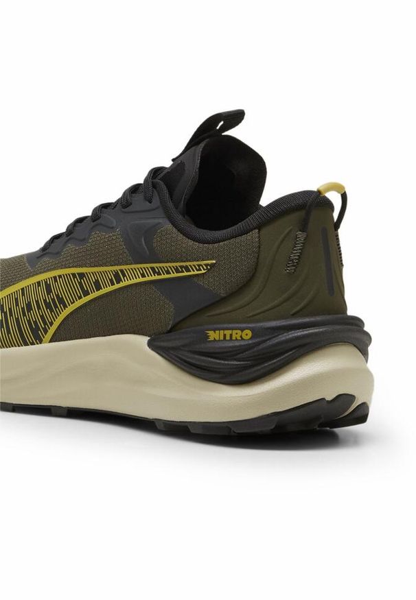 Puma - Męskie buty do biegania w terenie Electrify NITRO™ PUMA. Kolor: beżowy, zielony, wielokolorowy