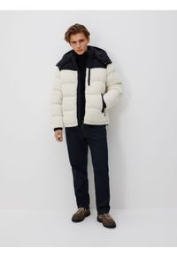 Reserved - Kurtka sherpa puffer - złamana biel. Materiał: materiał #1