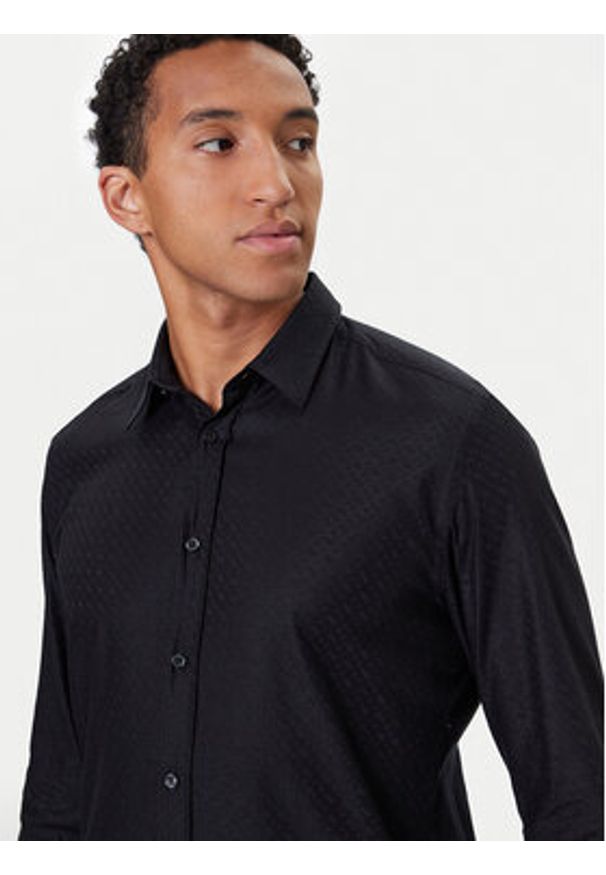 BOSS Koszula C-Liam 50550657 Czarny Regular Fit. Kolor: czarny. Materiał: bawełna