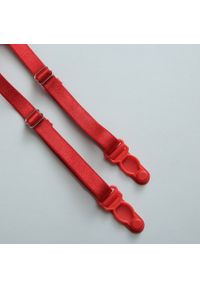 Intica - Komplet bielizny z przeszyciami dla pewności siebie Blaga. Kolor: czerwony. Materiał: materiał #5