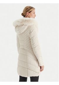 Guess Kurtka zimowa W4BL61 WGLZ0 Beżowy Slim Fit. Kolor: beżowy. Materiał: syntetyk. Sezon: zima #6