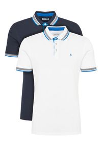 Jack & Jones - Jack&Jones Komplet 2 koszulek polo Paulos 12191216 Kolorowy Slim Fit. Typ kołnierza: polo. Materiał: bawełna. Wzór: kolorowy