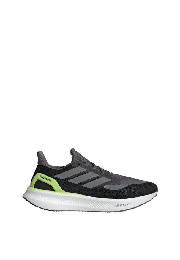 Adidas - Buty Pureboost 5 Running. Okazja: na co dzień. Kolor: czarny, żółty, szary, zielony, wielokolorowy. Materiał: materiał. Sport: bieganie