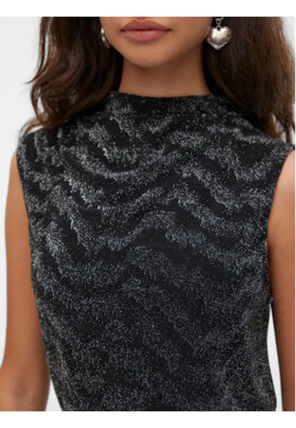 Vero Moda Bluzka Lucy 10316749 Czarny Regular Fit. Kolor: czarny. Materiał: syntetyk